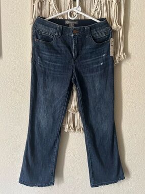 Democracy Dark Blue Boot Cut Jeans AB technology